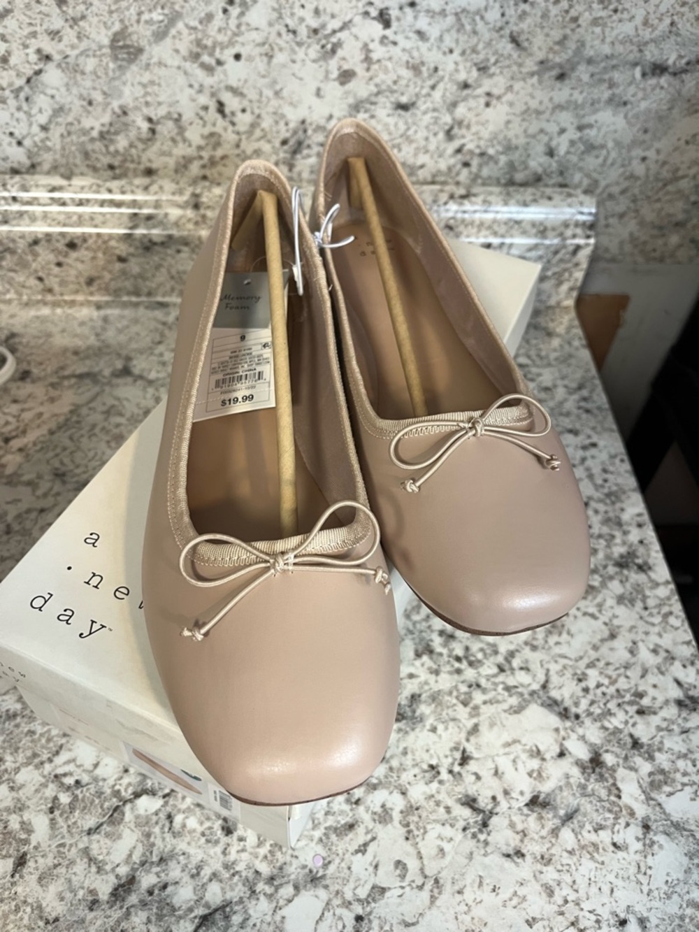 a new day Women's Ballet Flats - Nude Blush